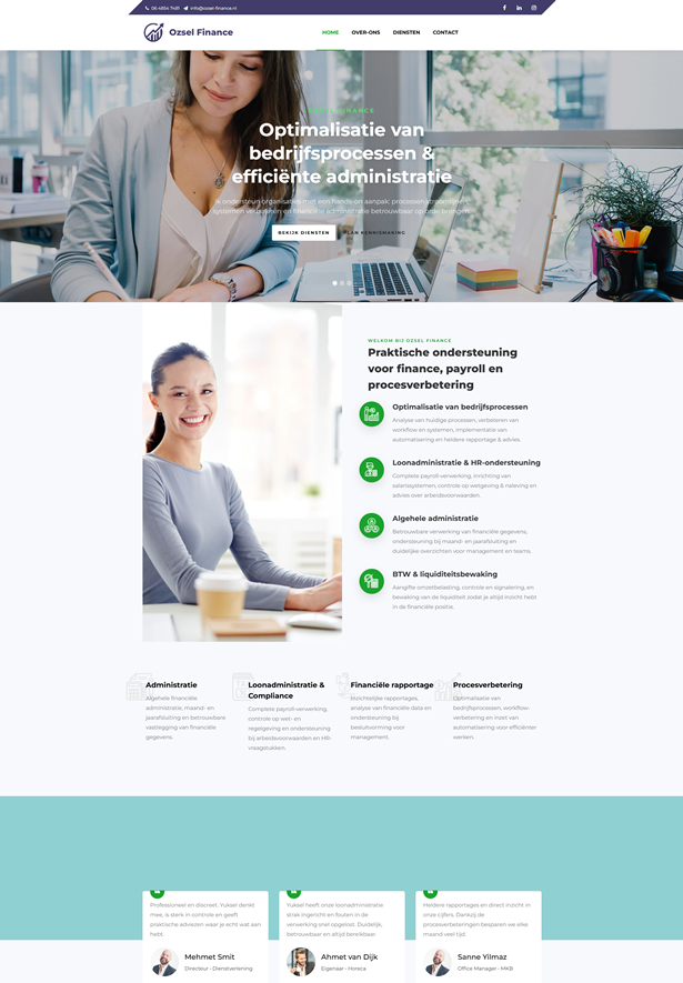Ozsel Finance website referentie